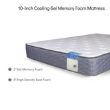 Good Host Shop Room Setup 10 inch Twin Cooling Gel Memory Foam Mattress