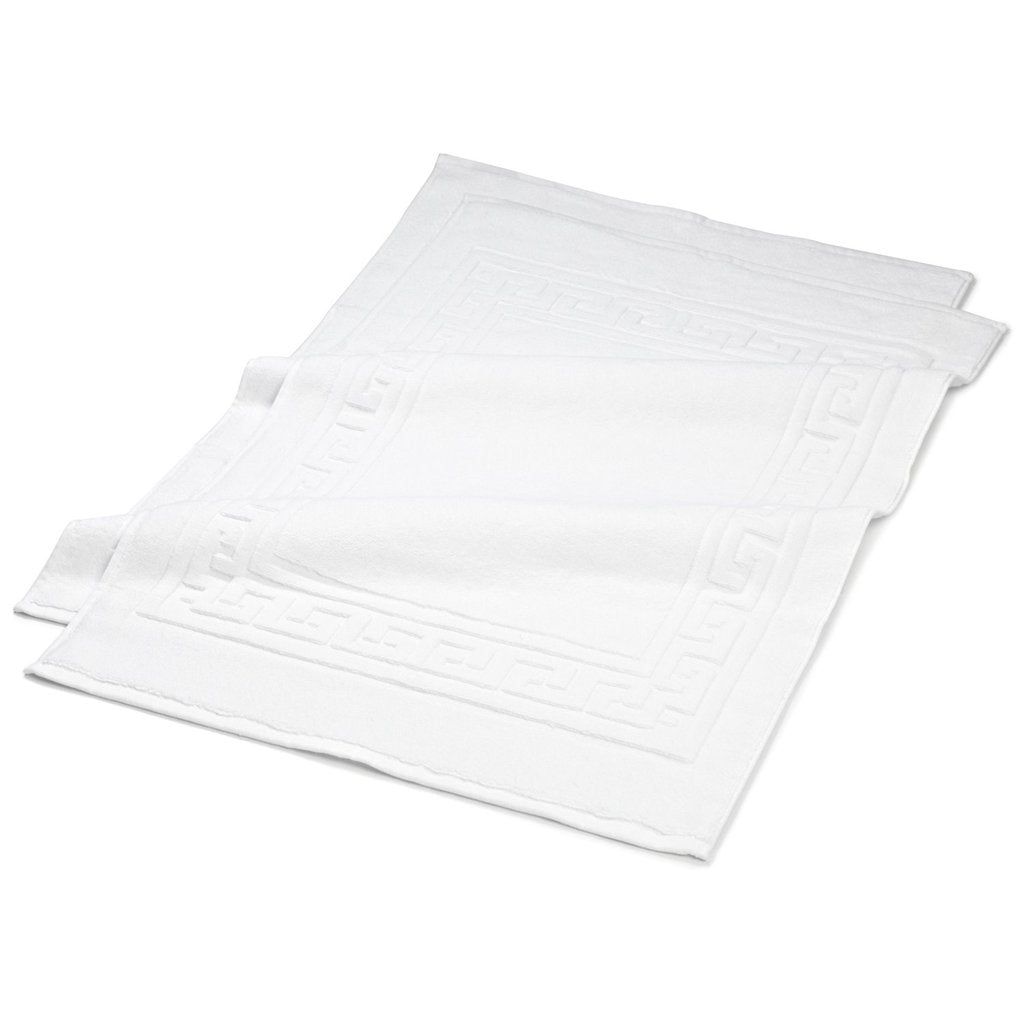 White Bath Mat Cotton Towels for Short Term Airbnb VRBO Vacation Rental Hosts Good Host Shop