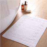 White Bath Mat Cotton Towels for Short Term Airbnb VRBO Vacation Rental Hosts Good Host Shop Lifestyle