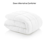 Good Host Shop Room Setup Queen White Down Alternative Comforter