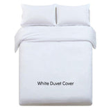 Good Host Shop Room Setup Queen White Duvet Cover