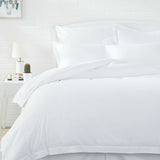 White Cotton Duvet Cover Sets Lifestyle Good Host Shop