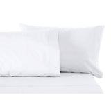 White Bed Sheets Fitted Flat Pillowcase Airbnbhostshop