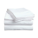 Money Saver White Bed Sheets Fitted Flat Pillowcase Short Term Vacation Home Rental